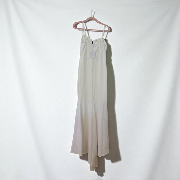 Lulus Finding the One White Mermaid Maxi Dress Size Medium - Picture 4 of 9